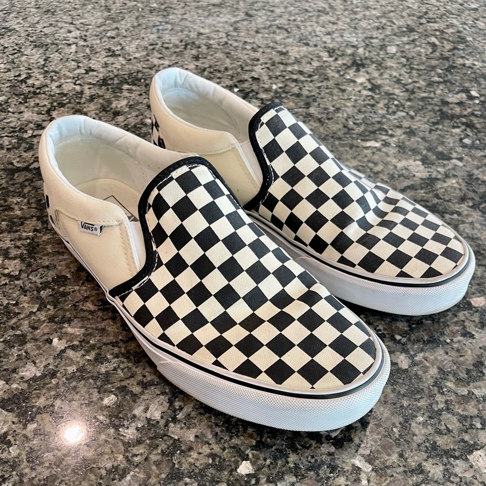 VANS ASHER SLIP-ON SKATE SHOES MENS US SIZE 10.5